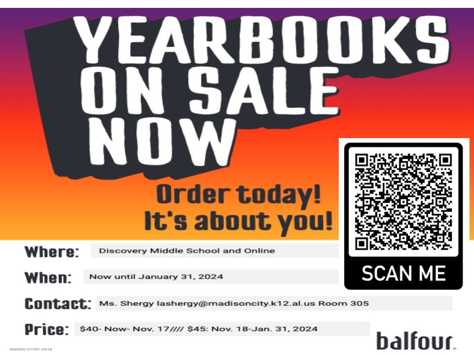 Yearbook Flyer